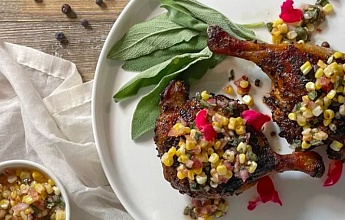 Рецепт утки с можжевельником, кукурузой и шалфеем